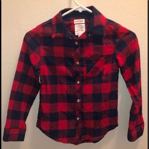 Girl’s Plaid Shirt